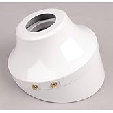 Ceiling Fan Slope Ceiling Adapter in White