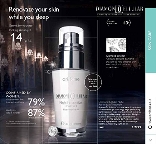 oriflame diamond cellular night cream