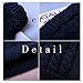 Women's Winter Beanie Warm Fleece Lining - Thick Slouchy Cable Knit Skull Hat Ski Cap