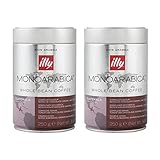 Illy MonoArabica Whole Bean Coffee Guatemala Medium-bodied Coffee, 8.8oz Tin (Pack of 2)