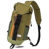 TOPONOR Sling Bag Chest Shoulder Unbalance Gym Fanny Backpack Sack Satchel Outdoor Bike