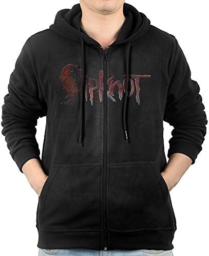 Slipknot Vol 5 The Gray Chapter Men Zip-Up Hoodie Jackets Kangaroo Pocket