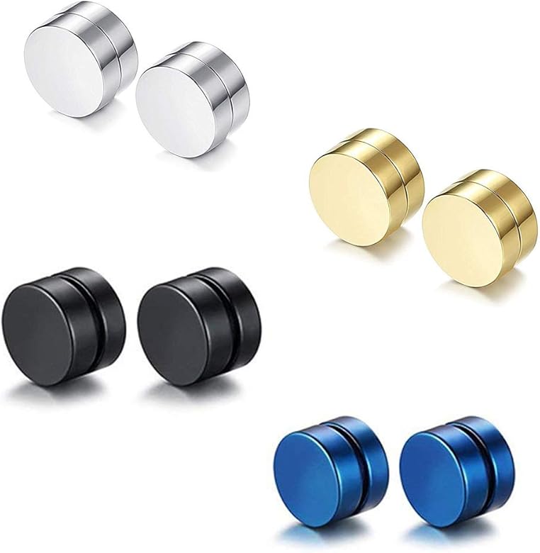 Esquina Aburrido En La Actualidad Aretes De Iman Para Hombre El Actual Apenas Pila De