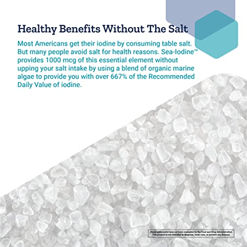 Life Extension SeaIodine 1000 mcg Iodine Supplement Without Salt