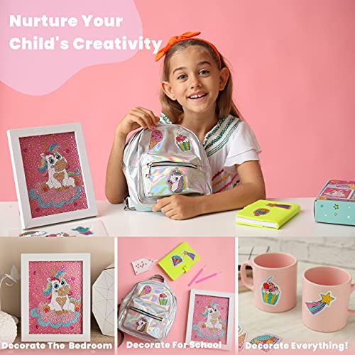 Year Old Girl Gifts DIY Mosaic Picture Frame Kit For Kids Arts