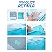 Pernulo Pack of 6 Packing Cubes-Compression Travel Luggage Organizer-Travel Clothe Storage Bag-Travel Mesh Pouch -Laundry Bag-Travel Packing Organizer-Clothing Sorting Package- Travel Shoe Bag (Gray)