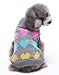 Medium Dog Argyle Sweater Cute Winter Pets Clothes