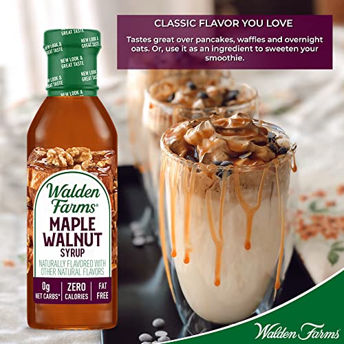 Walden Farms Maple Pancake Syrup, 12 oz., Low Carb Keto Friendly, Non
