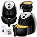 SUPER DEAL 5.8 Quarts Extra Large Air Fryer XL with Recipes & CookBook, Temperature Control, Non-stick Detachable Dishwashable Basket, Accurate Manual dials, Auto Shut off, 5.5 L Capacity