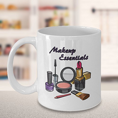 Makeup Essentials Beauty Lipstick Mascara Gift Coffee Beautiful Mug |  Desertcart Bahamas