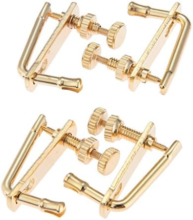 Gazechimp ペット用品 正規品送料無料 100 品質保証 銅バイオリン バイオリン 車 バイク 新作製品 世界最高品質人気 B07wnb9cmf Gazechimp 激安超特価 アクセサリー用 4 4 ファインチューナーアジャスター 4ピース フィドル