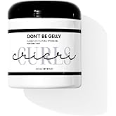 Cricri Curls Don't Be Gelly- Lightweight Styling Gel for Curly Hair, Fragrance Free, Paraben Free, Sulfate Free, 8 oz