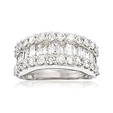Ross-Simons 3.00 ct. t.w. Baguette and Round