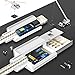 QSSTECH Phone Cable 3 Packs 3FT 6FT 10FT Nylon Braided USB Charging & Syncing Cord Compatible with Phone XS MAX XR X 8 8 Plus 7 7 Plus 6s 6s Plus 6 6 Plus and More (Silver White)