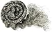 Mehron Makeup Crepe Hair | Fake Hair for Special Effects Makeup, Theatre, Stage & Screen, Cosplay, Halloween FX| 12 Inch Extra Long Braid (Medium Grey)