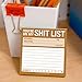 1-Count Knock Knock You're On My Shit List Sticky Notes, Memo Notepads, 3 x 3-inches each