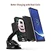 TaoTronics Phone Holder for Car, Wireless Car Charger Mount, Qi Fast Charge Phone Mount for Samsung Galaxy S9 S8+ S7 Edge S6 Edge+ Note 8 and Standard Charge for iPhone X 8 Plus and Qi-Enabled Device