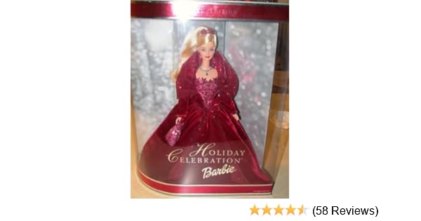 holiday celebration barbie 2002 value