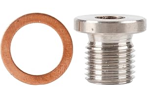 O2 Sensor Blanking Plug for Motorcycles Cars, M12 1.25mm, and Long Lasting Accessory