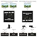 HDMI 2.0 switch, HOCOSY 2 Ports 2x1 or 1x2 HDMI Bi-Directional switcher Support Ultra HD 4K 3D 1080P for DVD, HD TVs, Projectors, PS3, PS4, Computer, Notebook ect