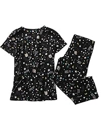 Enjoynight pijama para dama con pantalones capri