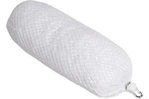 SpillTech Oil-Only Absorbent Sock/Net Boom, Polypropylene, 18” x 8” (L x Dia.), Bright White, Pack of 10