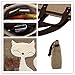 YZSKY Women Canvas Handbag Cartoon Cat Big Tote Bag (Dark Blue)