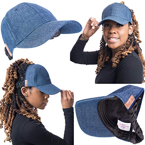 Ponytail Hat for Curly Natural Hair 