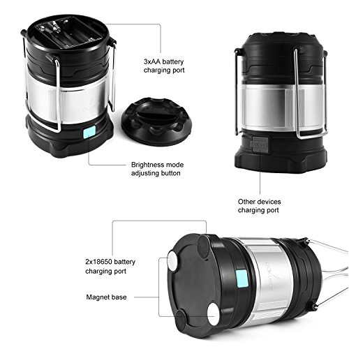 LED Lantern,Oak Leaf Portable Rechargeable Camping ...
