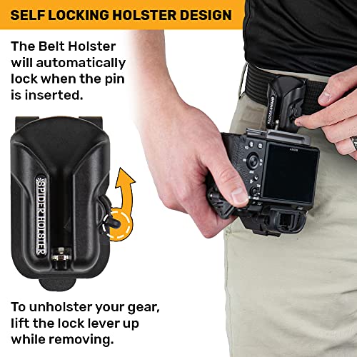 SPIDER HOLSTER Spider X Camera Holster Set for Carrying a Professional Mirrorless Camera with