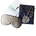 YANIBEST Natural Silk Sleep Mask - White Pure Mulberry 22 Momme Silk Eye Mask,Super-Smooth & Soft Comfortable Sleeping Mask for Women Men Night Sleeping,Travel
