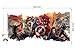 Removable 3D View The Avengers Captain America Art Mural Vinyl Waterproof Wall Stickers Kids Room Nursery Decor Decal Sticker
