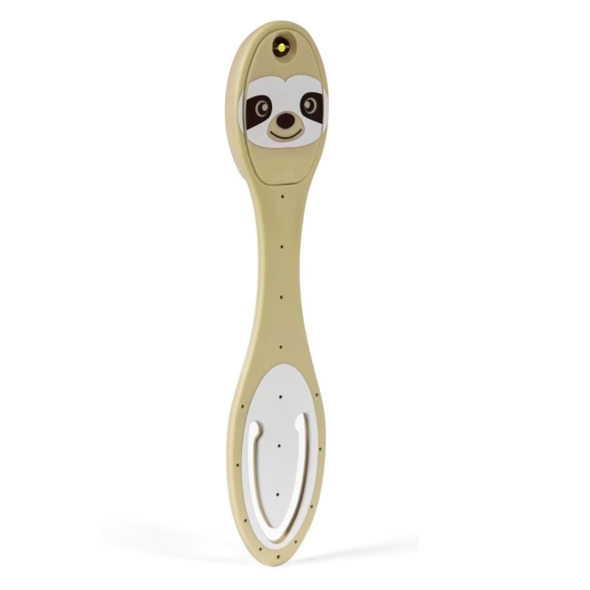 Gifts for Readers & Writers Bookmark Reading Light Sloth -2in1 Clip On Bookmark Mini Book Light for Reading Night in Bed, Battery Operated Travel LED Book Lights, Flexible 8 Lumen Lights