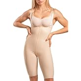 Isavela BS04 Stage 2 Compression Garment Mid-Thigh Bodysuit, Lipo Tummy Tuck Abdominoplasty BBL Recovery