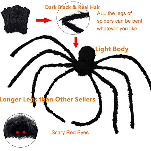 image for Crazy Pumpkin Halloween Spider Decoration 60