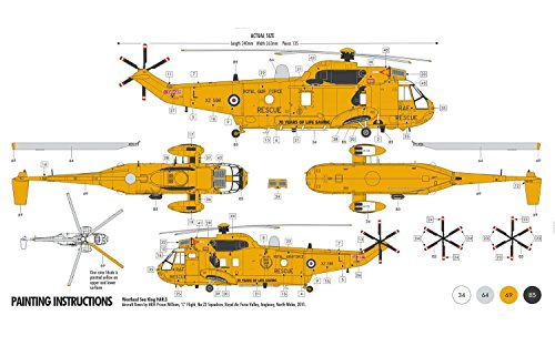 Airfix A55307 Westland Sea King Har.3 Military Plastic Model Kit Gift Set (1:72 Scale)