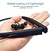Photive Flex Wireless Neckband Earbud Bluetooth Headphones. Comfortable Lightweight Silicone Thats Sweatproof and Secure-Fit 12-Hour Battery and Microphone