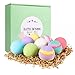 Bath Bomb Gift Set(9 X 4.02 oz/114g),Handmade Bath Bombs Fizzy Bubble Essential Oil Natural for Dry Skin Nourishing Moisturizing,Handmade Bath Balls Kits for Kits,Women,Mom,Girls,Valentine
