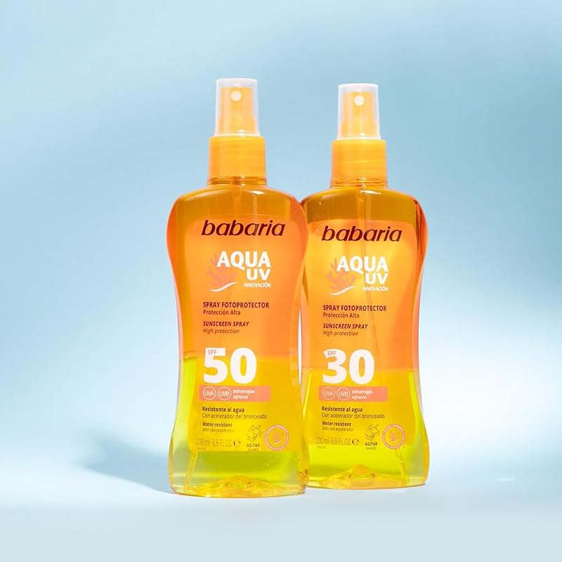 - Aceite Protector Solar 30 Spf | Crema Solar Con Aloe Vera | Autobronceador Corporal Natural | Aceite Solar De Rápida Absorción | Bruma Solar En Spray