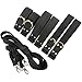 7 Piece Bondage Restraints Set Kit for Bed and Under Bed Sex Play SM Bondage Toy Gear Leg Ankle Wrist Strap On Harness for Women Couples Lesbian Femalethumb 1