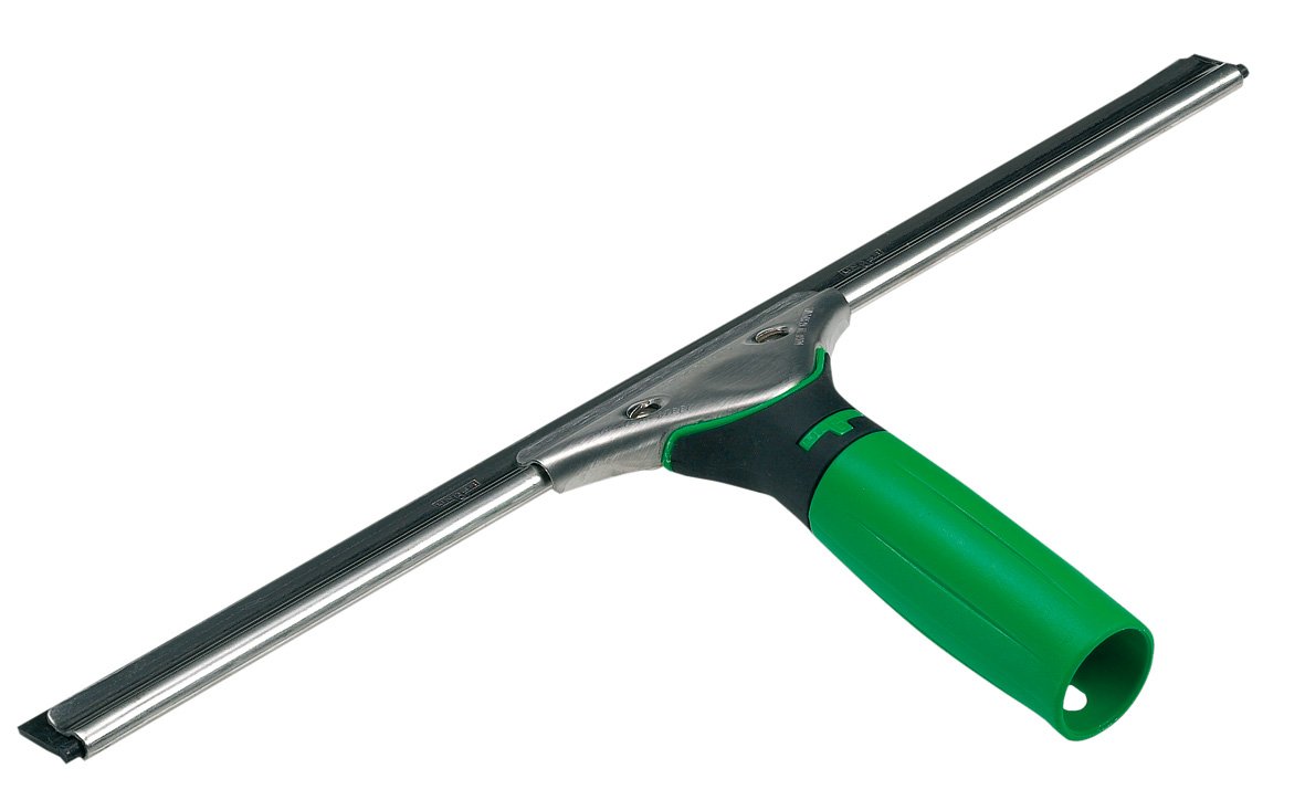 Unger ErgoTec Cleaner (Length 35 cm, Window Squeegee, Soft Wiper Rubber, Ideal for Cold temperatures) ES350, Green