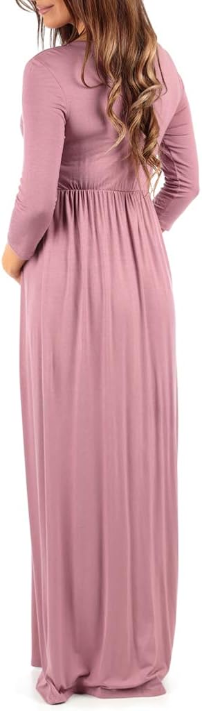 Wrapped Ruched Maternity Dress at  Women’s Clothing store
