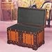 Vintiquewise(TM Antique Style Steamer Trunk