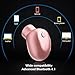 Deliao S600 Bluetooth Earbud,Smallest Mini Invisible V4.1 Wireless Bluetooth Headset Headphone Earphone Earpiece with Mic Hands-Free Calls for iPhone iPad LG HTC and Other Smartphones (Rose Gold)