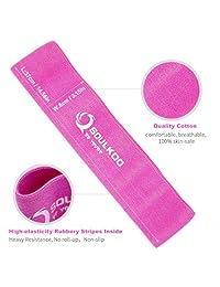 Soulkoo - Cinturón para la cadera y botas, banda para ejercicios de botas en piernas, cintura y entrenamiento de botones