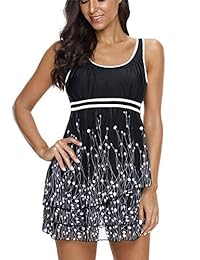 Traje de baño para dama de 2 piezas, traje de baño a rayas