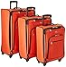 American Tourister Pop Plus 3-Piece Softside (SP21/25/29) Luggage Set with Multi-Directional Spinner Wheels, Orange
