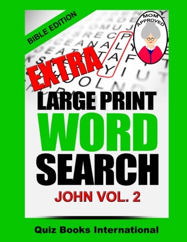 Extra Large Print Word Search Bible John Vol. 2