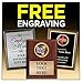 Crown Awards Corporate Plaques - 4.5 x 6.5 Achievement Wood Plaque Award with Personalized Engraving Prime