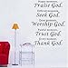 Thank God Wall Quote Sticker Decal Home Decor Vinyl Art Mural